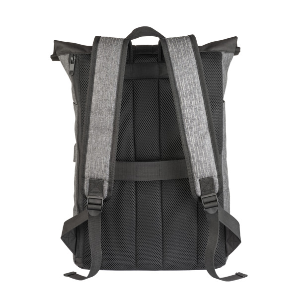 Laptop Backpack In Reflective Polyester