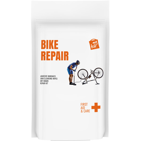 MyKit Bike Repair Set with paper pouch - White