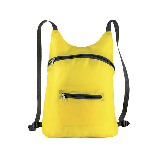 210T Polyester Foldable Running Backpack - Yellow