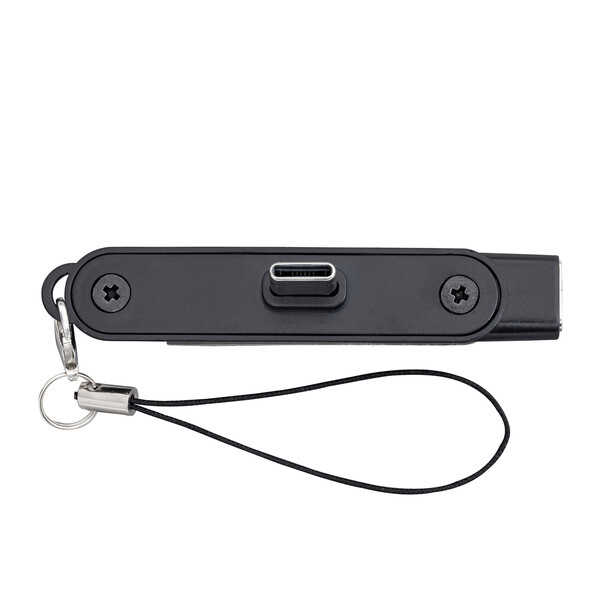 Support mobile avec port USB-C PORTHAM - noir