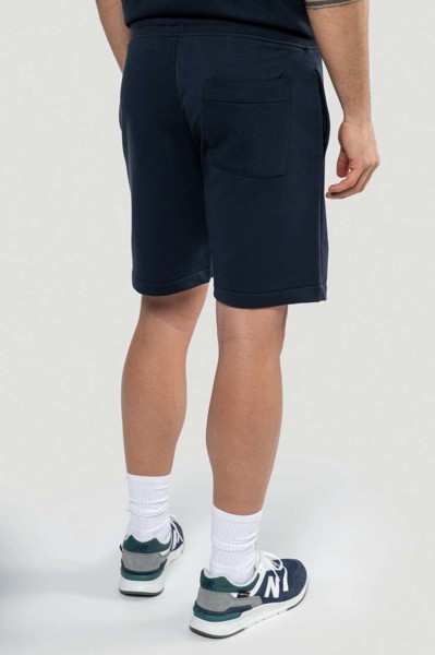 Men's Eco-Friendly French Terry Bermuda Shorts - Black / 2XL