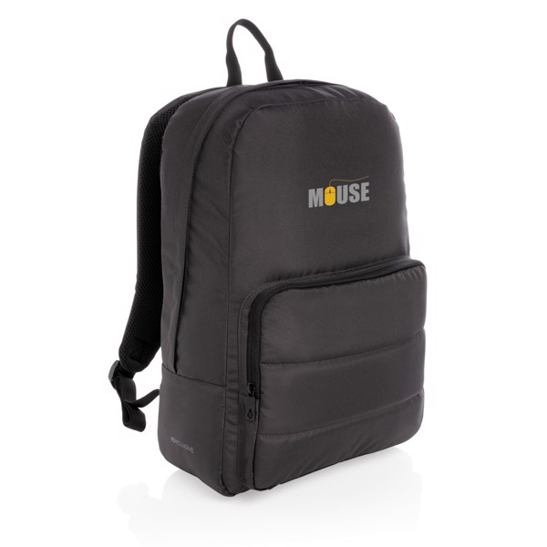 Xd Xclusive laptop backpack 15.6in, rPET material - Black