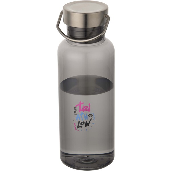 Thor 600 ml RCS recycled RPET water bottle - Black