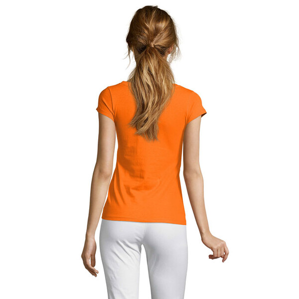 MOON T-SHIRT SENHORA 150g - LaranjaS