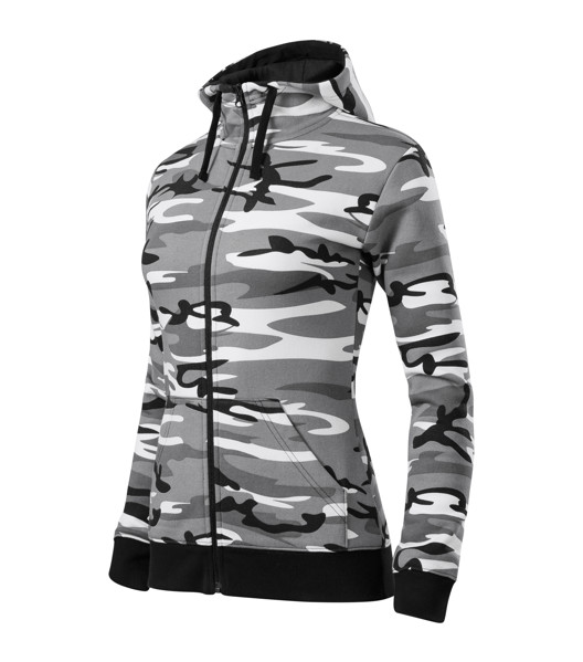 Mikina Dámská Malfini® Camo Zipper - Camouflage Gray / XL