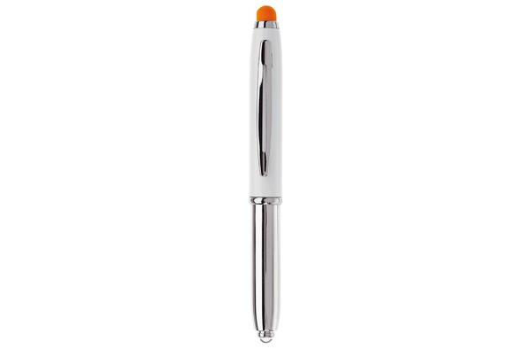 Stylo Stylet Shine - Blanc / Orange