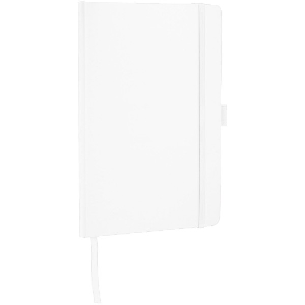Kancelářský zápisník A5 s měkkou zadní obálkou Flex - Bílá