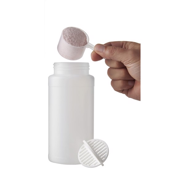 Borraccia sportiva Baseline Plus da 500 ml - Giallo / Trasparente satinato