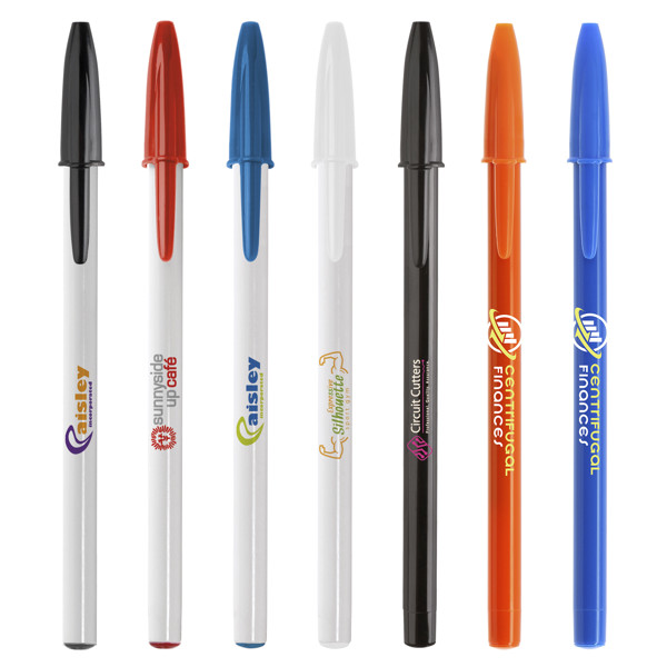 BIC® Style Ballpen - Blanco / Negro / Tinta Negra