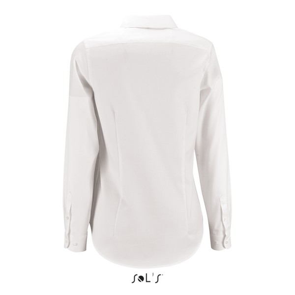Sol's Brody Women - Herringbone Shirt - White / XL
