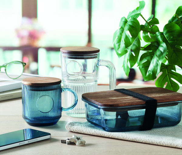 Mug en verre strié 300ml Vitrio Mug