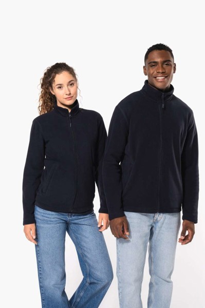 Full Zip Microfleece Jacket - Black / L