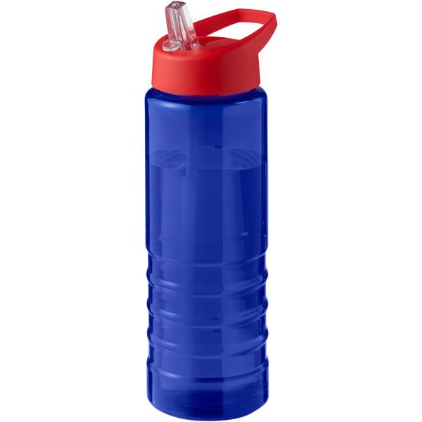 H2O Active® Eco Treble 750 ml spout lid sport bottle - Blue / Red