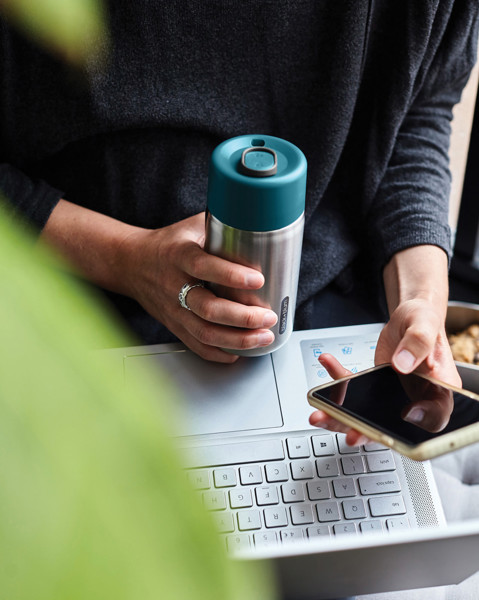 Black+Blum Insulated Leakproof Travel Cup Stainless Steel - Turquoise