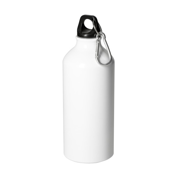 Aluminiumflasche "Sporty" 0,6 L - Weiss