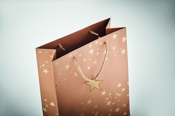 Saco de papel de embrulho Sparkle - Ouro