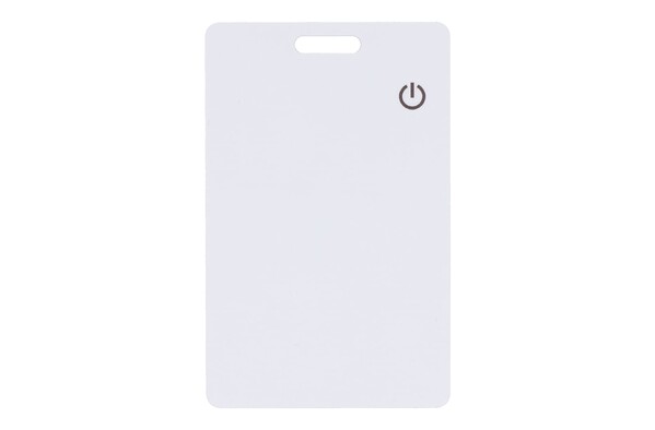 Xoopar ICE-Card Carte de suivi ultra-mince rechargeable - Blanc