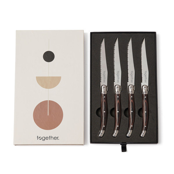 Vinga Gigaro steak knives set, stainless steel blades