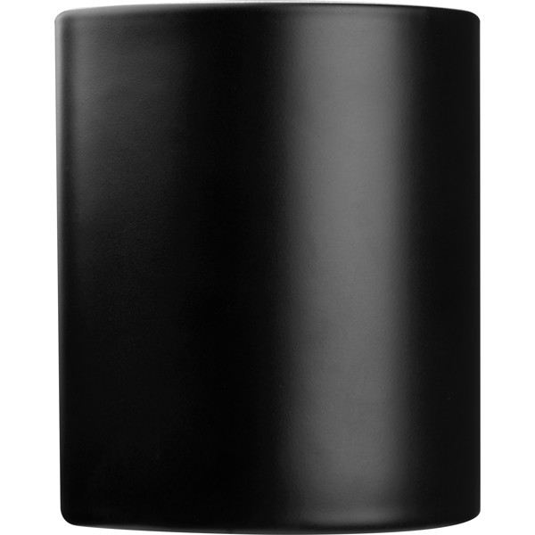 Black mug with colored inside ZANE - White