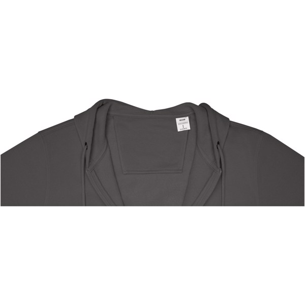 Felpa Theron con cappuccio full zip da uomo - Grigio tempesta / S