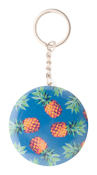 Pin Button Keyring KeyBadge Bottle