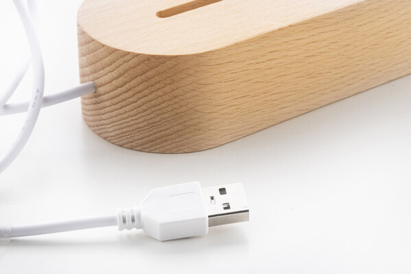 Karácsonyfa alakú LED-es trófea Woodify Xmas