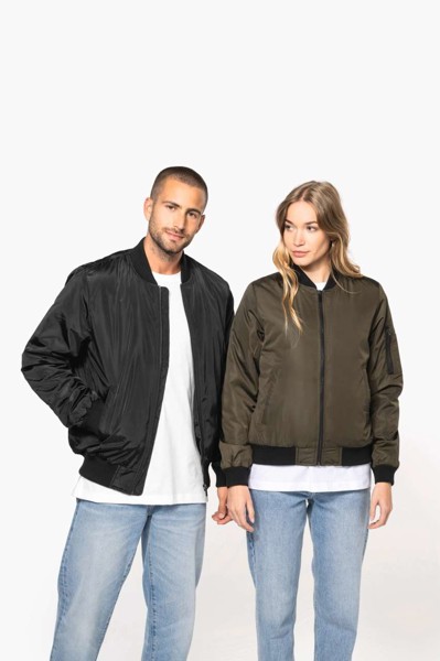 Men's Bomber Jacket - Black / S