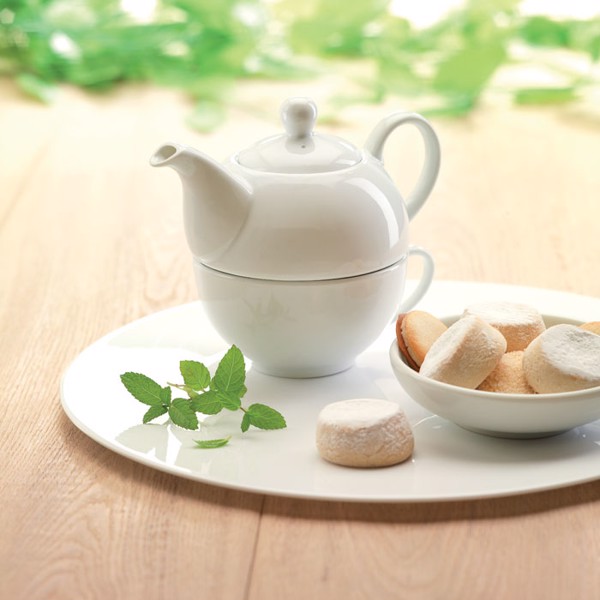 Tea Time ceramic teapot set, 400 ml