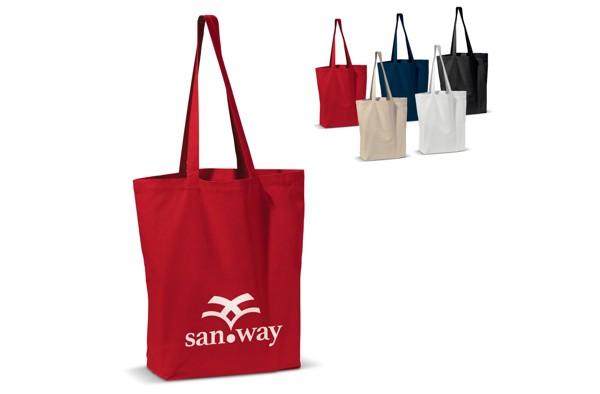Shoulder bag canvas 250g/m² 41x12x43cm - White