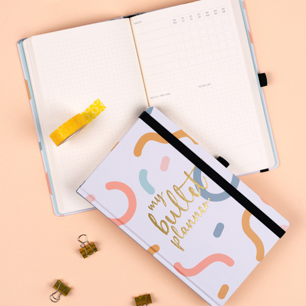 Týdenní Nedatovaný Diář My Bullet Planner, 13 x 21 cm Cz/Sk