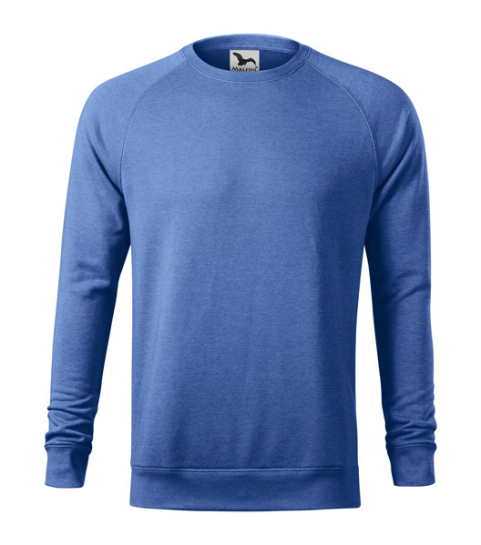 Mikina Pánská Malfini® Merger - Modrý Melír / 3XL