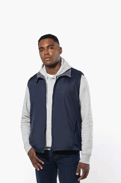 Record - Fleece Lined Bodywarmer - Dark Grey / Black / XL