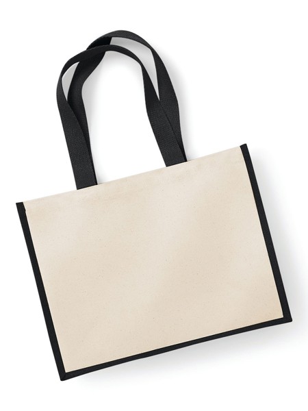 Printers Jute Classic Shopper - Black
