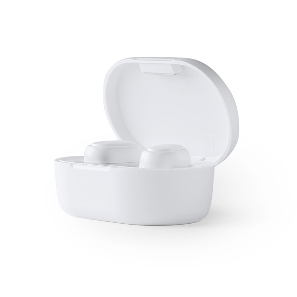 Personalized wireless earbuds Bluetooth 5.1 with charging case and digital display