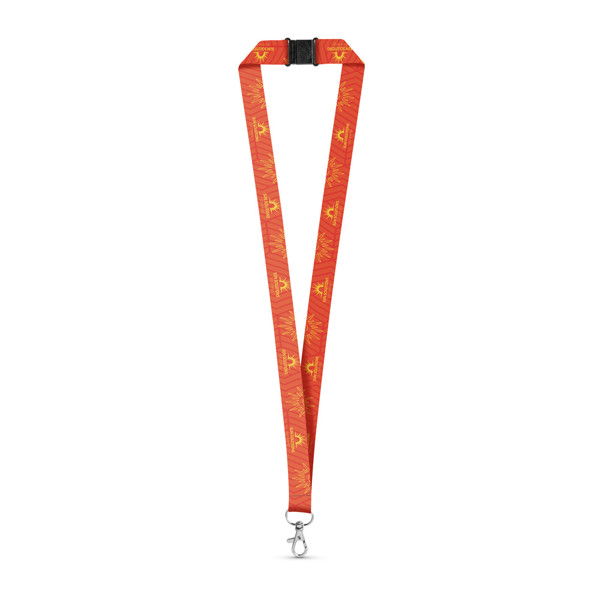 Lanyard sublimación cierre seguridad