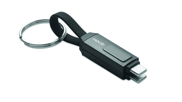 60W charging cable keyring Keysto