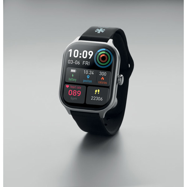 Irto smart watch, 2.01 inch display, 180 mAh - Silver