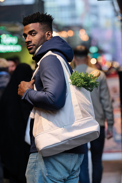 Iqlo Aware™ RPET 2-in-1 cooler tote - Beige