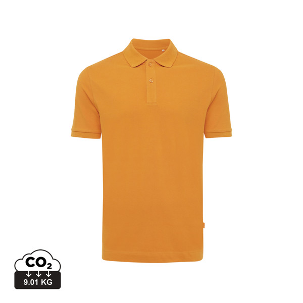 Iqoniq Yosemite recycled cotton pique polo - Sundial Orange / XXS