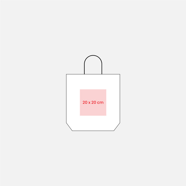 Shopper In Carta Riciclata 100 Gr/M2 Con Soffietto
