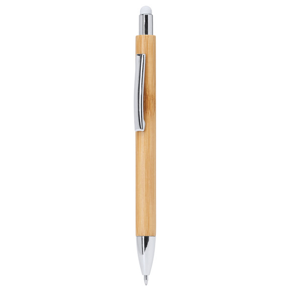 Pampa Bamboo Pen - White / BLUE INK
