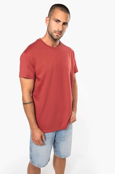 Organic 190Ic Crew Neck T-Shirt - Light Royal Blue / XL