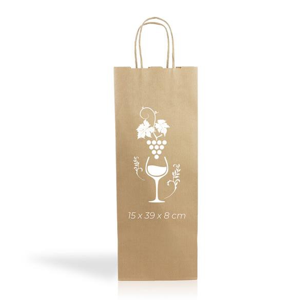Saco Papel Kraft 120G/M2 15X39x8cm