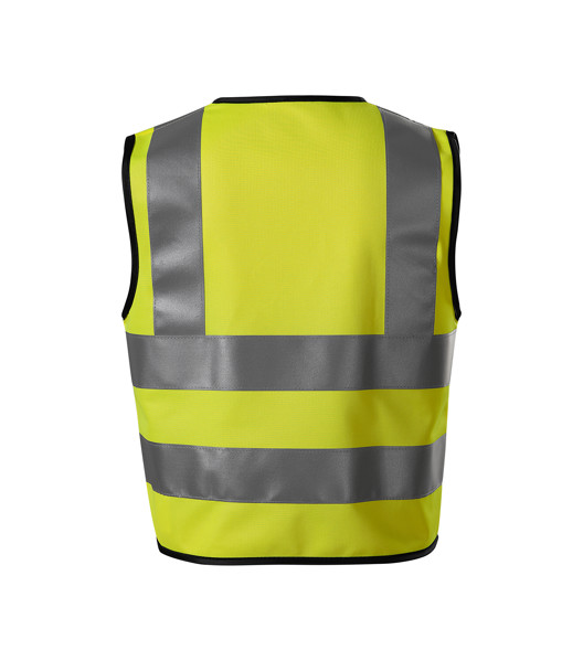 Bezpečnostní Vesta Dětská Rimeck® Hv Bright - Fluorescenční Žlutá / 104 - 128 cm/4 - 6 let