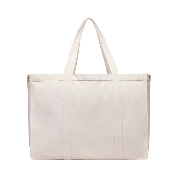 Maxi tote bag VINGA Hilo z recykl. canvas AWARE™ - Off White