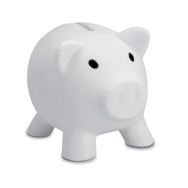 Piggy bank Softco - White