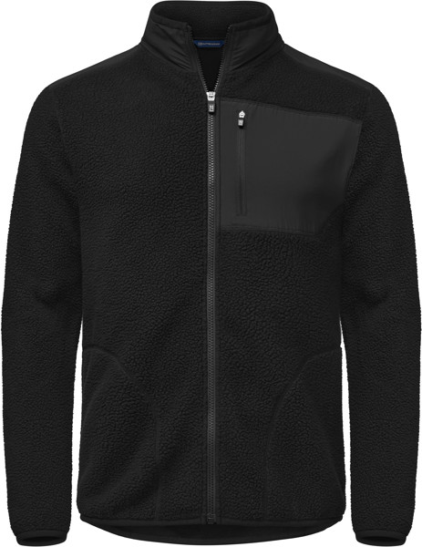 Men's Sherpa Fleece Jacket Cutter & Buck | Cascade Sherpa Men - Black / M
