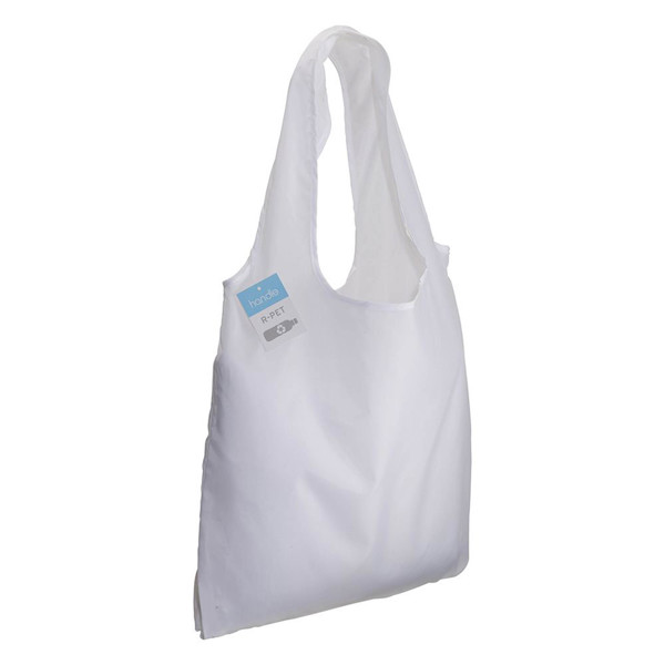 Rpet 210T Faltbarer Shopper - Weiß