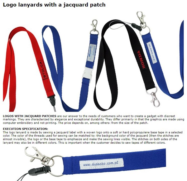 Lanyards - custom made
