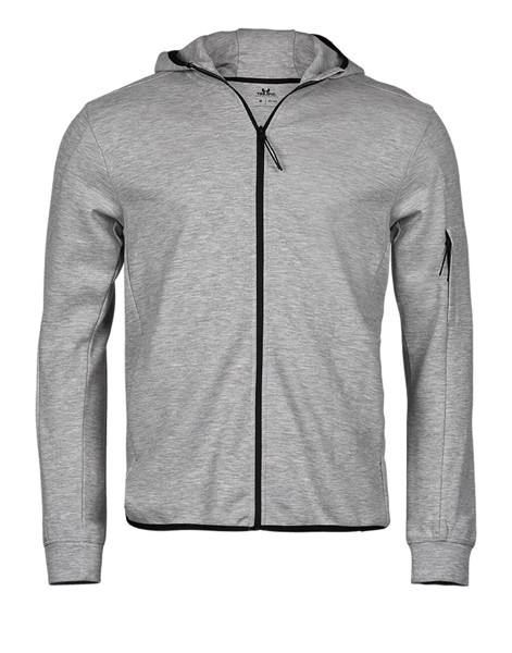 Athletic Hooded Full Zip Sweat - Black / XS